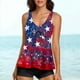 thumbnail image 2 of MKLEKYY Trajes De Baño Mujer New Swimwear Tankini Sexy Conservative Women'S Yama Flag Junior Swimwear, 2 of 5