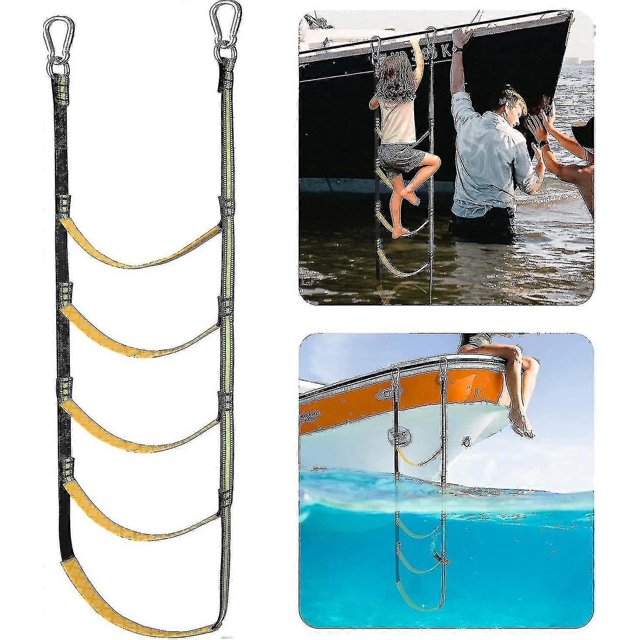 Portable Boat Rope Ladder Extension - Ideal for Inflatable Boats and Kayaks