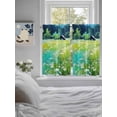 thumbnail image 3 of Blue Green Forests Living Room Curtains 2 Panel, Spring Oil Painting Daisy Nature Landscape Cafe Window Treatment, Farmhouse Bedroom Bathroom Kitchen Curtains Drapes 104"x54", 3 of 6