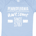 thumbnail image 4 of Inktastic Pennsylvania Awesome Since 1787 Boys or Girls Baby Bodysuit, 4 of 5