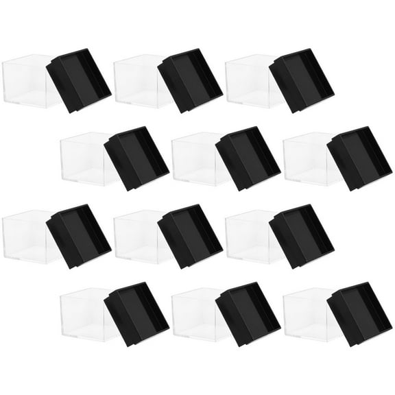 Beaupretty Clear Organizer Box Polystyrene 15Pcs