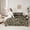 Black Green White, variant on Castle Fairy Safari Deer Twin Bedding Sets,Abstract Camouflage Bedding Comforter Set