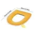 thumbnail image 2 of Toilet Seat Soft Cushion Portable Zipper Toilet Seat Covers Winter Household Plushs Toilet Seat Covers Thickened Toilet Seats Bathroom Supplies Easy Installation Comfortable Toilet Lid Seat Cover, 2 of 6