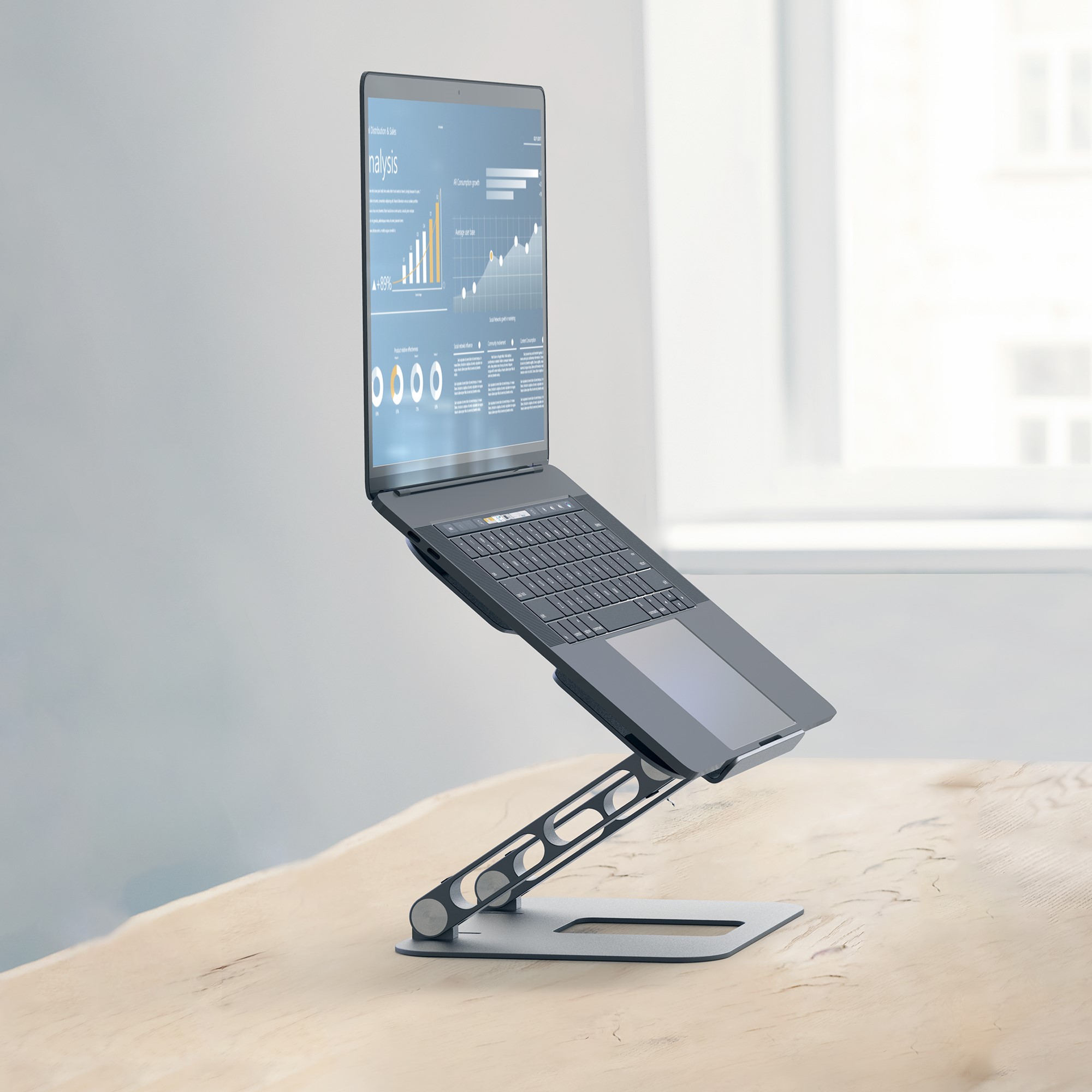 onn. Multi-Angle Laptop Stand - image 3 of 6