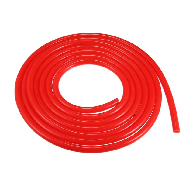 5 mm ID 4 Metros 13,12 pies Coche Silicona Vacío Manguera Tubería Línea Tubo Rojo