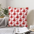 thumbnail image 6 of Haiem Octopus Print Velvet Soft Solid Decorative Square Throw Pillow Covers Set with Elegant Piping Christmas Cushion Case for Sofa Bedroom Car-20"x20", 6 of 8