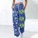 thumbnail image 1 of Pincandy Women's St. Patrick's Day Pants - Printed, Elastic Waist with Tie & Pockets, Cuffed Leg for Holiday & Daily Wear, 1 of 5