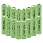 QBLPOWER 16-Pack 800mAh AA Rechargeable Batteries NiCd 1.2v Garden Solar Ni-Mh Light LED