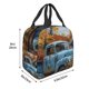 thumbnail image 3 of Fotbe Rustic Vintage Truck Autumn Bolsa Térmica con Estampado y Forro de Aluminio Grueso Bolsa de Almuerzo con Bolsillo Frontal para Hombres y Mujeres, Ideal para Trabajo, Escuela, 3 of 8