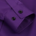 thumbnail image 5 of TANSILING Men's & Big Men's Classic Fit Dress Shirt with Long Sleeves, Sizes S-3XL, 5 of 6