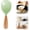 Green, variant on Short Wooden Handle Silicone Spatula, 2026 Non Stick Standing Rice Spoon, Heat Resistant Multifunction Paddle Scooper for Rice Cooker
