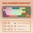 thumbnail image 5 of M87 80% Wireless Gaming Keyboard, 87 TKL RGB Keys, SA PBT Mechanical Feel, Bluetooth/2.4 Ghz Dual Mode Keyboard, 4000 mAh Battery for Mac/Win, Office/, 5 of 5