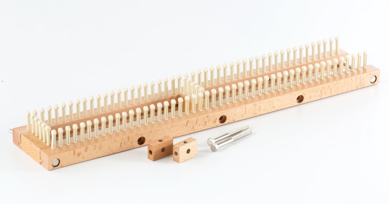 Authentic Knitting Board All-n-One Knitting Loom, 104 pegs, Wood Adjustable Knitting Loom