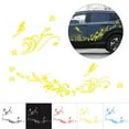 thumbnail image 4 of Speravity Pegatina de flor para carrocería de coche, pegatinas impresas, adorno para coche, accesorios para coche, decoración Exterior Universal, adorno Automoción decorativa y accesorios Amarillo Speravity VI016890-04, 4 of 6