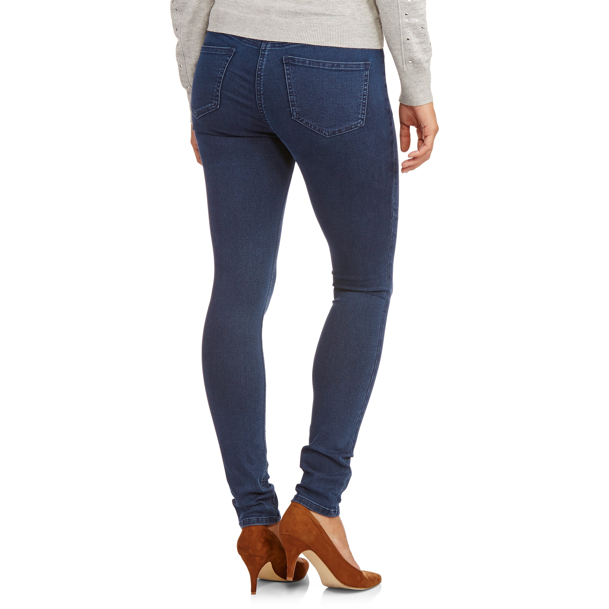 wonderfit mid wash denim skinny jeans