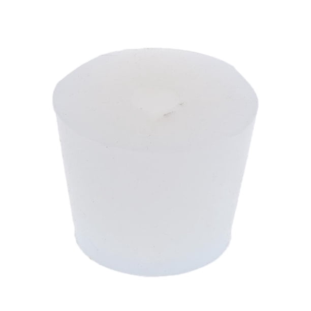 Tapón de silicona para tubo de vidrio de laboratorio, tapón para botella de vino, orificio de 2,5 a 3,4 cm. Agujero de 25-34 cm
