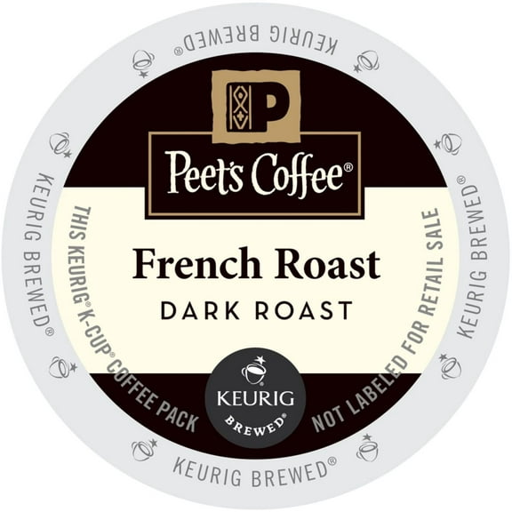 Peet's Coffee French Roast, K-Cup Portion Pack for Keurig Brewers, 22 Count