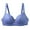 Blue, variant on Bras for Women,Lace Front Underwire Bra with Shaping Cups Adjustable Shoulder Straps and Front Button Closure for Comfortable All-Day Support,Sports Bras for Women,White,100C