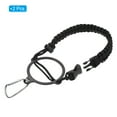 thumbnail image 3 of Uxcell Water Bottle Holder, 2 Pack Paracord Handle Strap Carrier White, Black, 3 of 5