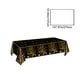 thumbnail image 3 of Mantel de Plástico para Fiesta de Nochevieja, Color Negro, Blanco y Dorado, Ideal para Año Nuevo. Suministros para Decorar La Mesa., 3 of 6
