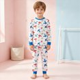 thumbnail image 2 of KPOPLK Pajamas for Boys Space Graphic Print 2-Piece PJs Long Sleeve Sets Sleepwear 2-8Years,Size 2-3 Years, 2 of 9