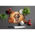 thumbnail image 3 of Carolines Treasures DAC1029LCB 15 x 12 in. Unisex Brittany Spaniel Fall Glass Cutting Board - Large, 3 of 5