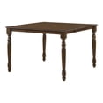 thumbnail image 1 of ACME Table Carrée en Bois de Comptoir en Noyer Dylan, 1 of 6