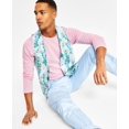 thumbnail image 2 of Bar III Gilet de Complet Ajusté à Imprimé Floral pour Homme, Bleu/rose, Grand, 2 of 3