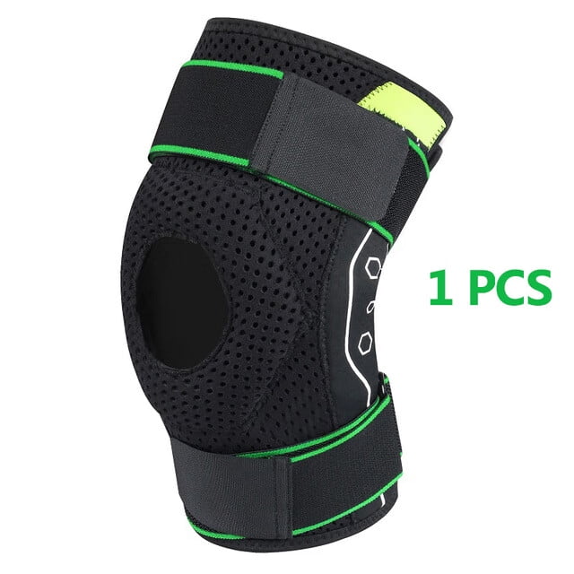 Hinged Knee Brace Adjustable Knee Support Sleeve Wrap for Men&Women