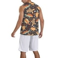 thumbnail image 2 of Sikiie Turtles and Sea Plants Basketball Jersey Reversible Men's Mesh Athletic Sports Shirts Training Practice S-4XLXX-Large, 2 of 6