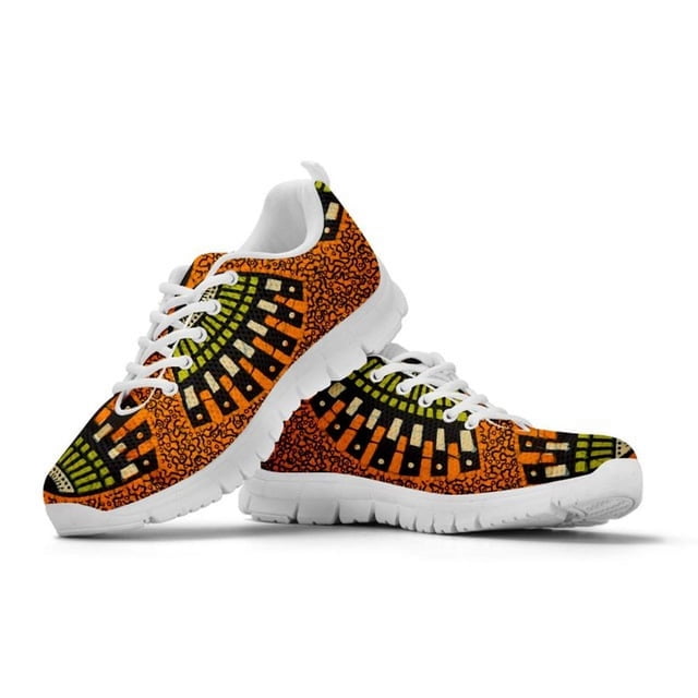 Zapatillas Doginthehole Vintage con estampado de arte africano para mujer, zapatos planos de malla de estilo africano para damas y niñas, mocasines de verano