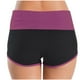 thumbnail image 5 of Mujeres Pantalones Cortos Casual, 3 Piezas Elástico de la Cintura Patchwork Pantalones Cortos Conjunto Hecho de Poliéster Cómodo para Toda la Temporada de Salida, Pantalones Cortos de Verano para las, 5 of 9