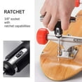 thumbnail image 3 of Skate Tool All-In-One Multi-Function Ratchet Skateboard Tool with Skateboard Griptape Eraser Kit, 3 of 7