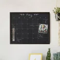 thumbnail image 2 of U Brands 16X20 Flat Front Wood Frame Chalkboard Calendar - Walnut, 2 of 4