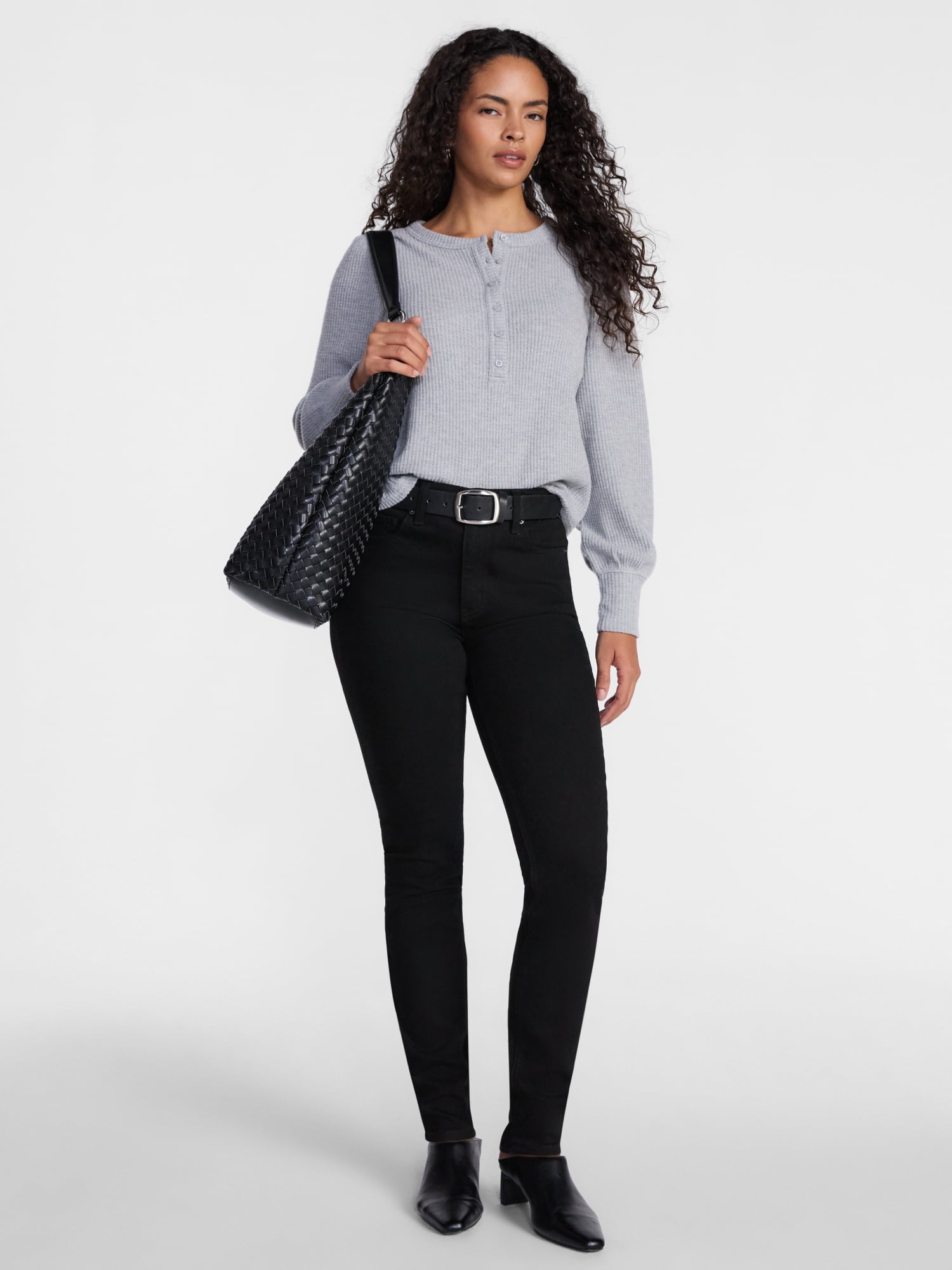 Scenario Women's High Rise Skinny Jeans, 27", 29", 31" Inseams, Sizes 0-20