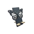 thumbnail image 2 of Kttectoa Wooden Phone Stand Hollow Butterfly Shaped Desktop Art Display Mobile Holder for Home Office Desk with Charging Port, 2 of 7