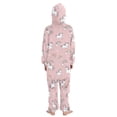 thumbnail image 3 of Soft Big Kids Onesie Pajamas Cozy Loose-Fit Jumpsuits for kids with Pockets for Christmas Lounge & Play Cute Unicorn Pattern, 3 of 8