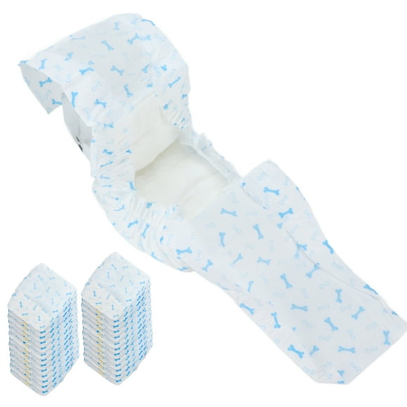 Peahefy Male Dog Diapers Bamboo Charcoal Deodorization Pet Disposable Belly Wrap Bands With Leaking Protection,Male Dog Belly Wrap Bands,Disposable Male Dog Belly Wrap Bands