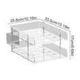 thumbnail image 3 of Pegboard Organizer | Multi-Tier Desk Storage System for Office Supplies, Stationery, and Cosmetics | Home Office and Vanity Workspace Accessory Rack with Hooks and Shelves, 3 of 6