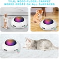 thumbnail image 3 of Interactive Cat Toy for Indoor Cats with Rotating Feather, UFO Interactive Electronic Cat Toy(Smart Mode, Low Noise, Auto Shut-Off, Random Moving Feather, USB Charging) Automatic Cat Toys, 3 of 7