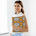 thumbnail image 6 of Decorative Pattern Design 12.4x10.6in PVC Round Ring Binders, 2-Pack, D-Ring 3-Hole, Metal Clip, 6 of 10