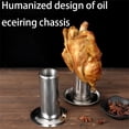 thumbnail image 5 of Chicken Beer Can Holder, Stainless Steel Vertical Roaster Stand For Grilling Chicken, Works With Beer Cans, Soda Cans For Backyard Bbqs, Picnics, Camping Trips, 5 of 7