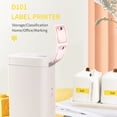thumbnail image 4 of Riwcyla D101 Label Maker Machine Pocket Thermal Label Printer All in One Connect Prince DIY Date Journal Study Sticker Labeling Machine 10,25mm Label Width Compatible with iOS Android Microsoft, 4 of 6