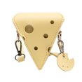 thumbnail image 2 of Bolso Bandolera Triángulo Queso Mini Bolsas Asas para Compras Diarias Ocio, 2 of 9