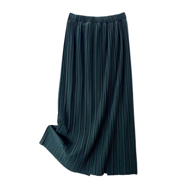 Gibobby faldas de mezclilla para mujer Falda plisada de media longitud para mujer, otoño e invierno, nuevo paquete informal, cubierta de falda a la cadera, , Falda recta fina(Verde, Talla única)