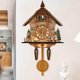 thumbnail image 2 of Vintage Cuckoo Clock Brown Wall Clock DIY For Children's Room Living Room Home, 2 of 5