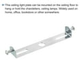 thumbnail image 4 of Unique Bargains Ceiling Light Plate 110x18x16mm Lighting Fixture Mounting Bracket for Home Office Chandelier 1 Set, 4 of 5