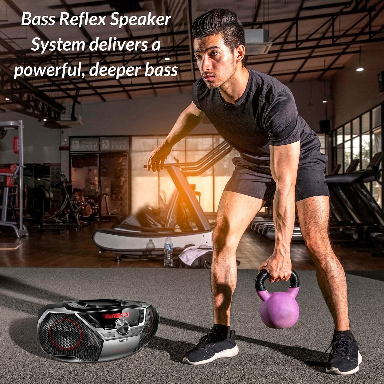 Buy Philips AZ700T CD-Soundmachine Portable Boombox CD Player Bluetooth FM Radio MP3 Mega Bass 