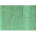 thumbnail image 1 of Ahgly Company Machine Washable Indoor Rectangle Solid Turquoise Blue Modern Area Rugs, 7' x 9', 1 of 4