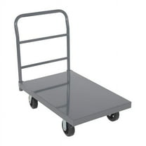 Vestil ECSPT-2436 2000 lbs 24 x 36 in. Steel Smooth Deck Platform Truck - Gray